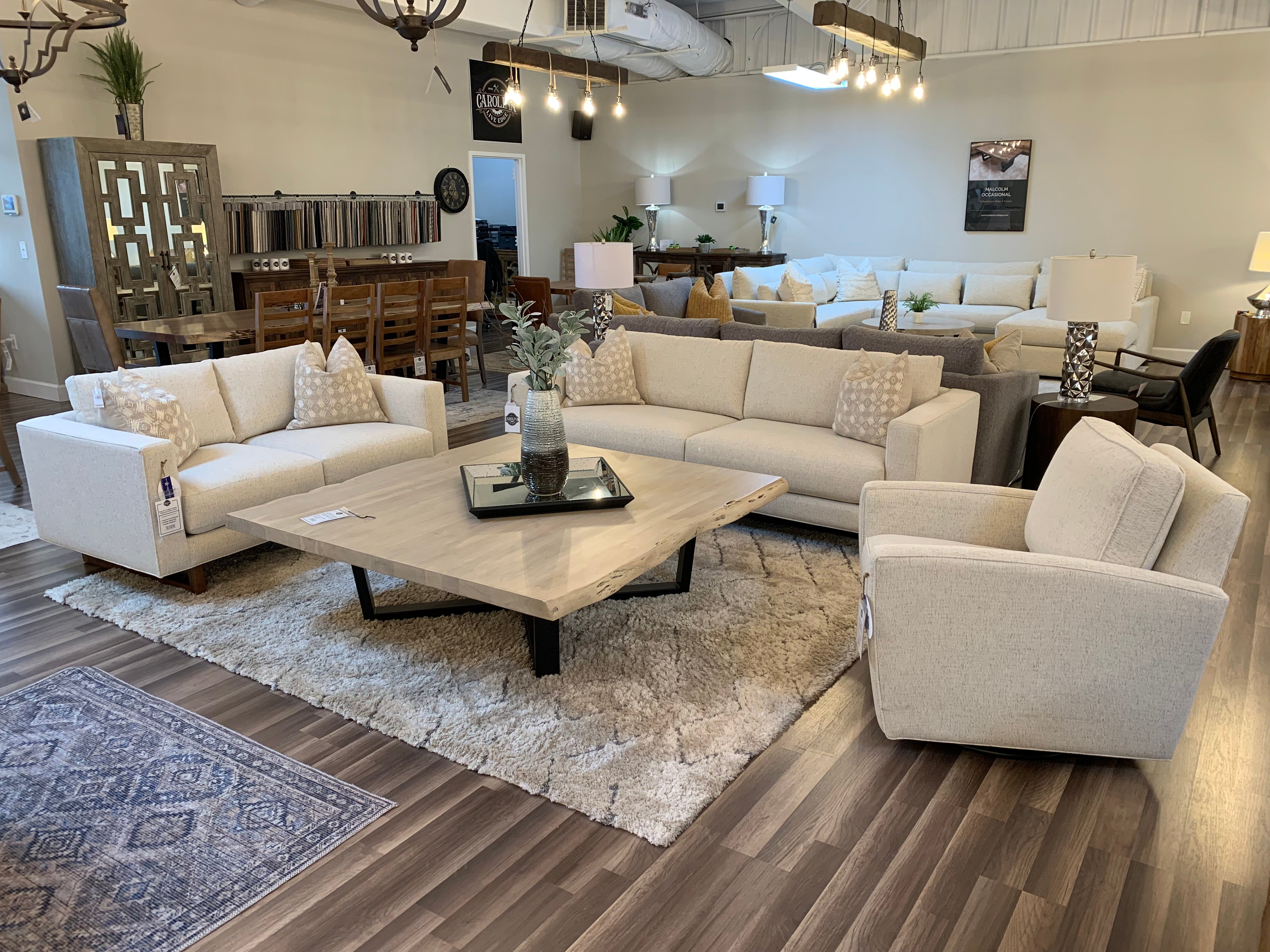 Jeffrey 63" 2 Cushion Loveseat - Performance Natural Tweed