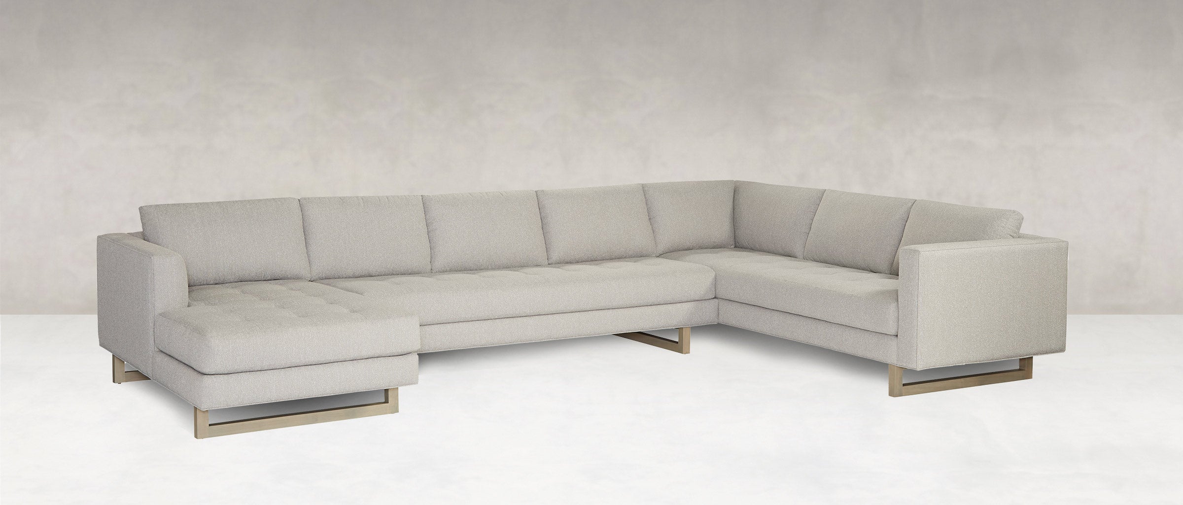 Jeffrey Quick Ship 156" x 94" Sectional + Chaise