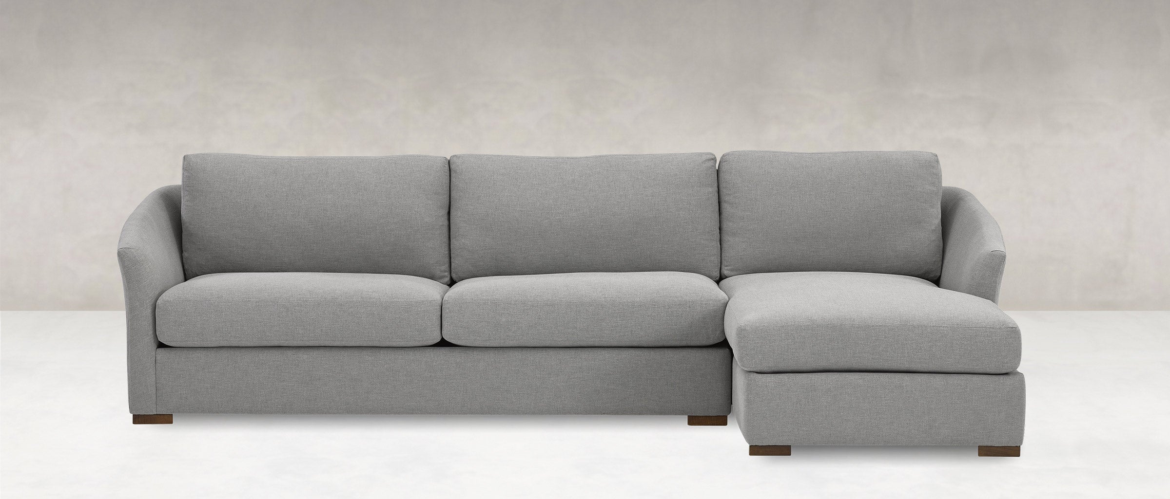 Phoebe Express Ship 147" 3 Cushion Sofa + Chaise