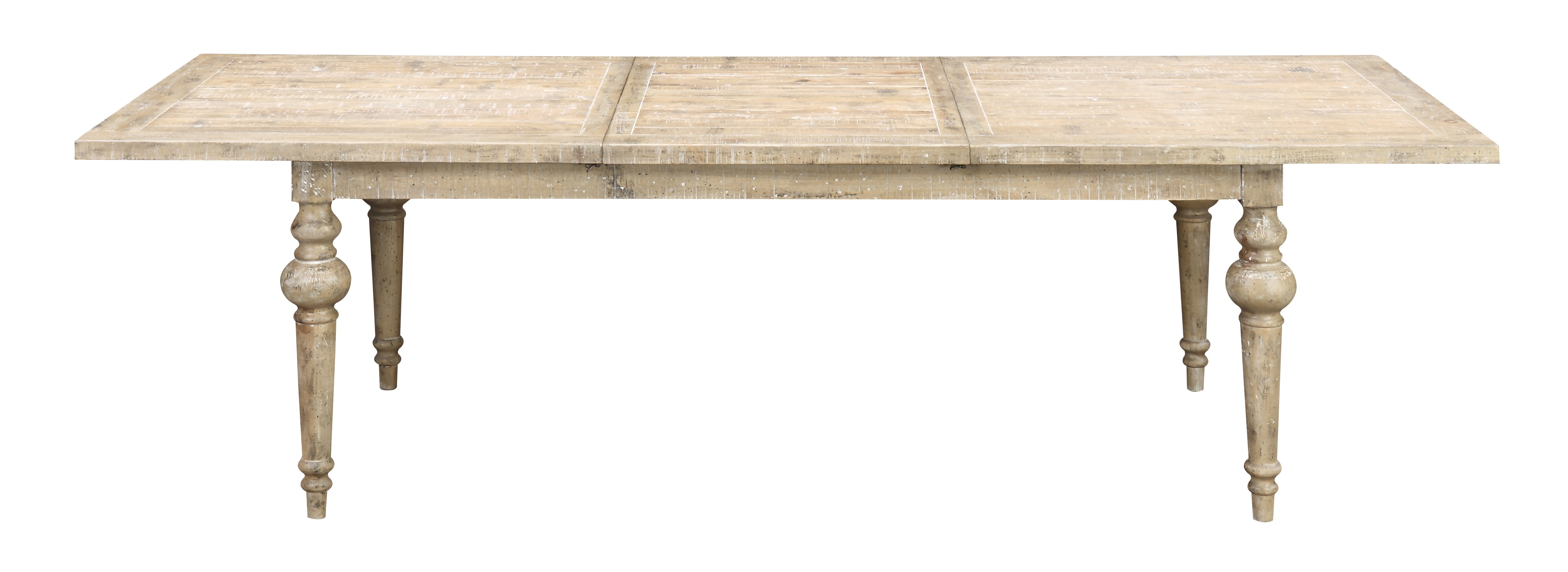 Greenville 80"-108" Butterfly Leaf Extension Dining Table - Sandstone - Classic Carolina Home