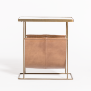 Stanley 20" Accent Table - Tanned Umber - Classic Carolina Home