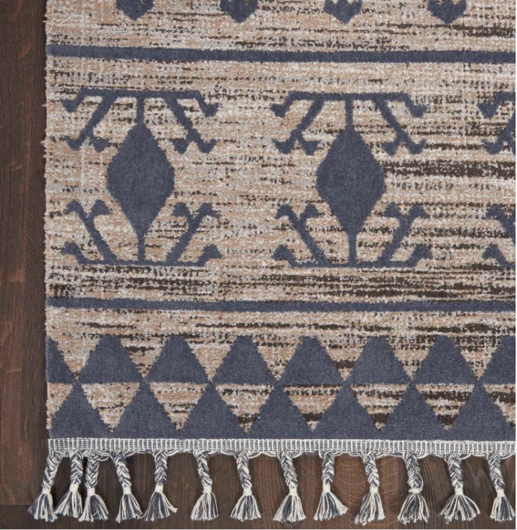 Azteca Area Rug - Mocha/Charcoal