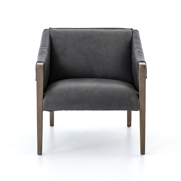 Edney 27" Occasional Chair - Ebony + Grey - Classic Carolina Home