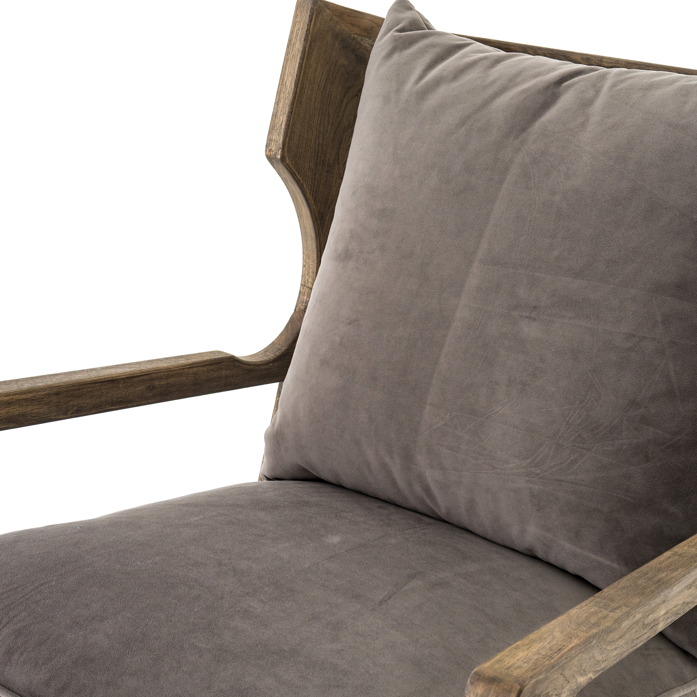 Lance Wingback Chair - Driftwood + Mist - Classic Carolina Home