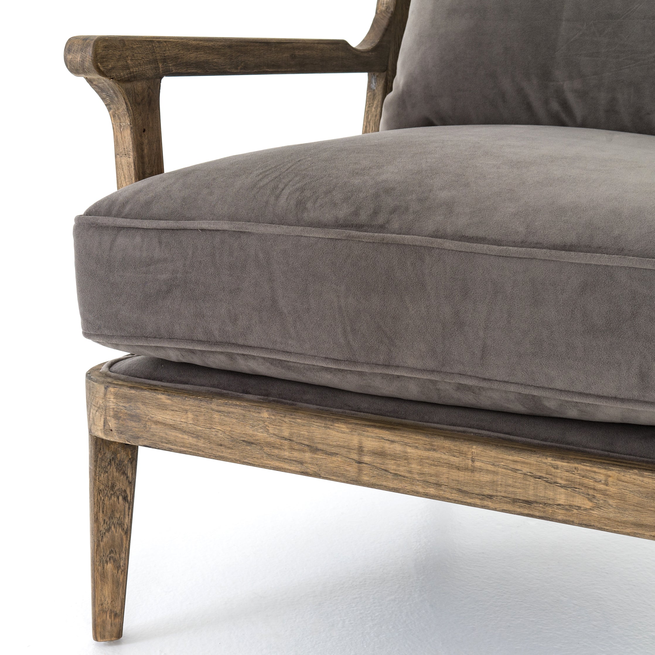 Lance Wingback Chair - Driftwood + Mist - Classic Carolina Home