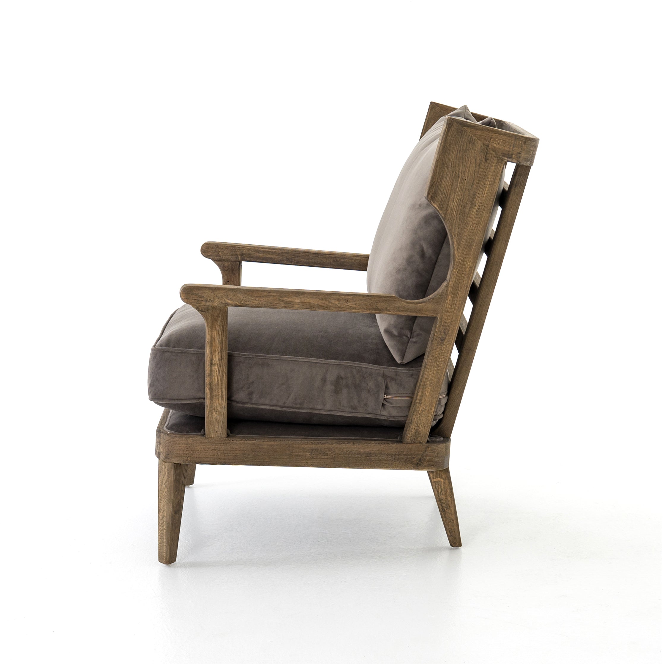 Lance Wingback Chair - Driftwood + Mist - Classic Carolina Home