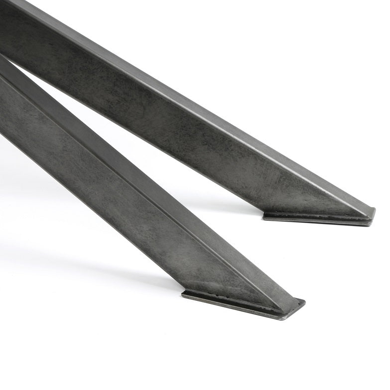 Spenzia 65" Oak + Iron Console Table - Brass - Classic Carolina Home