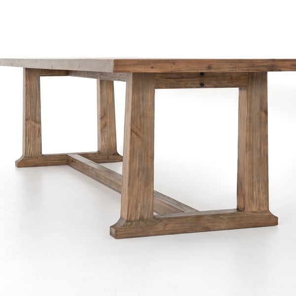 Arturo 110" Reclaimed Pine Dining Table - Classic Carolina Home