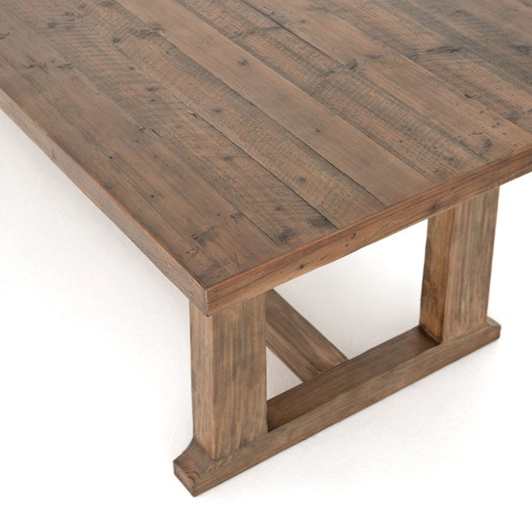 Arturo 110" Reclaimed Pine Dining Table - Classic Carolina Home