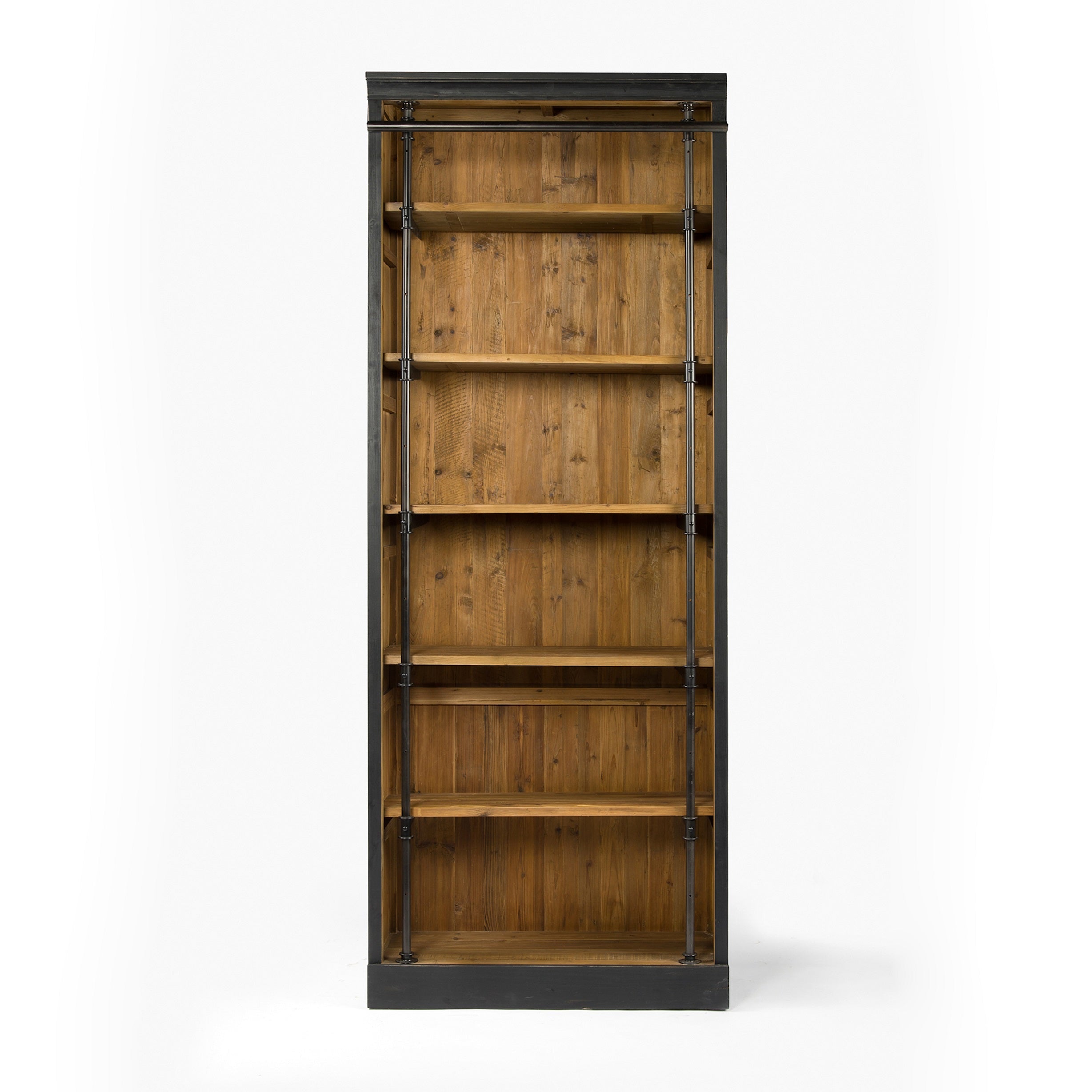 Ivan 39" Bookcase - Antique Black - Classic Carolina Home