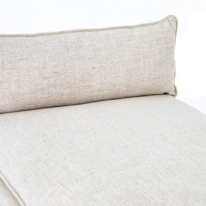 Kelly 85" Chaise - Cream - Classic Carolina Home