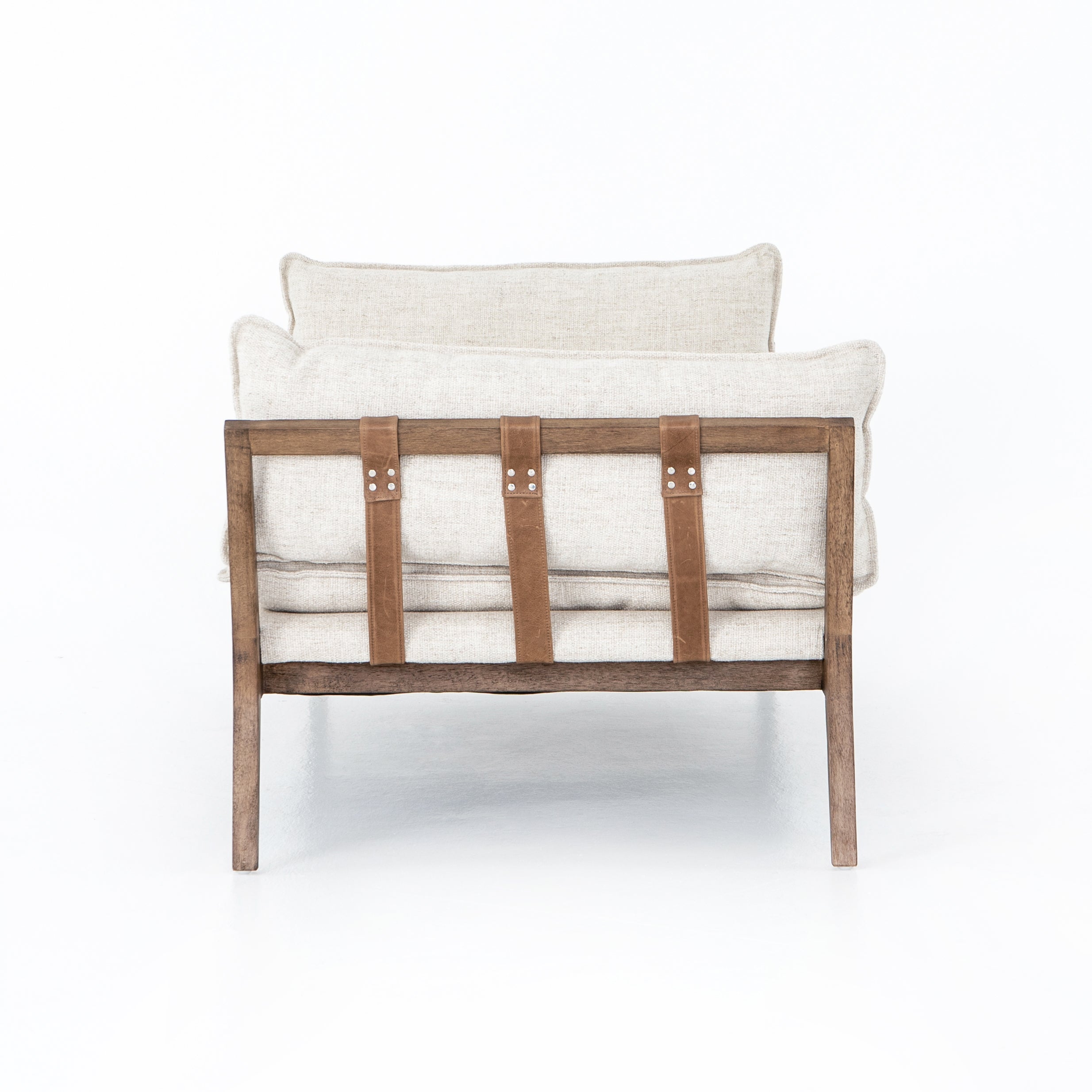 Kelly 85" Chaise - Cream - Classic Carolina Home