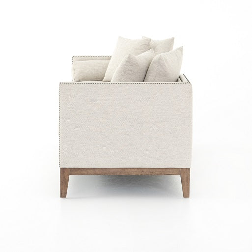 Marci 83" Double Chaise - Platinum - Classic Carolina Home