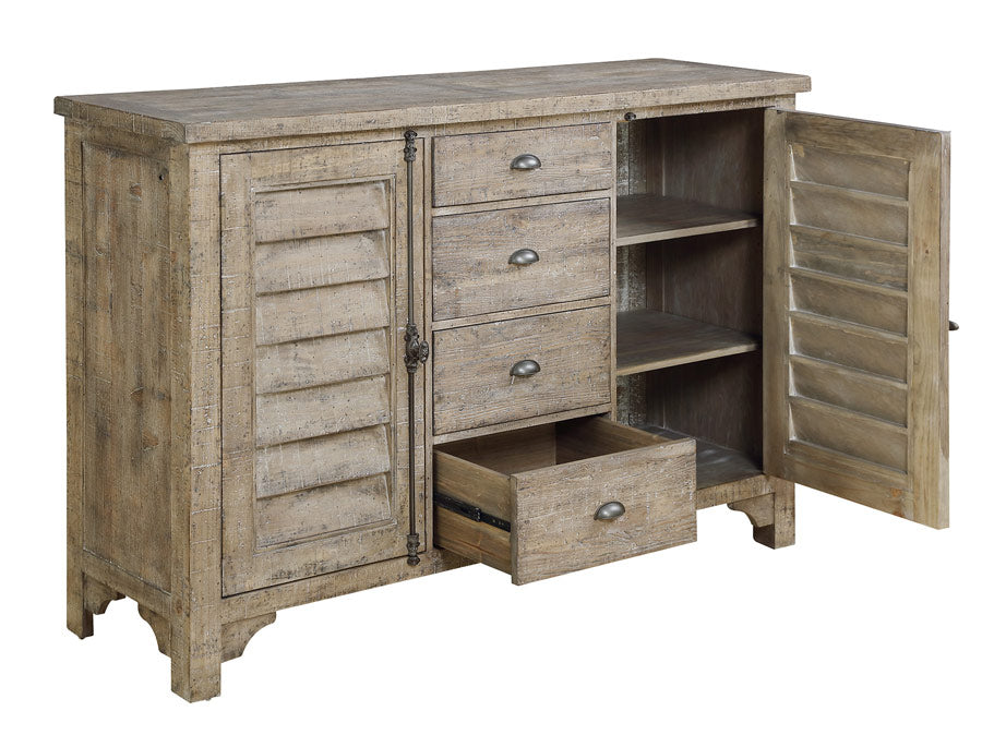 Greenville 68" 4 Drawer Server - Sandstone - Classic Carolina Home