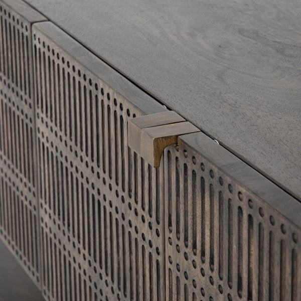 Kenton 56" Wood + Iron Media Console - Classic Carolina Home