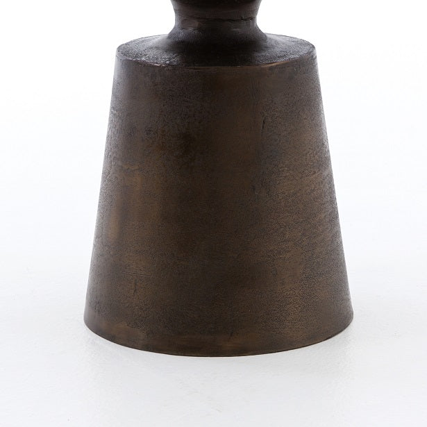 Craig 14" Aluminum End Table - Antique Rust - Classic Carolina Home