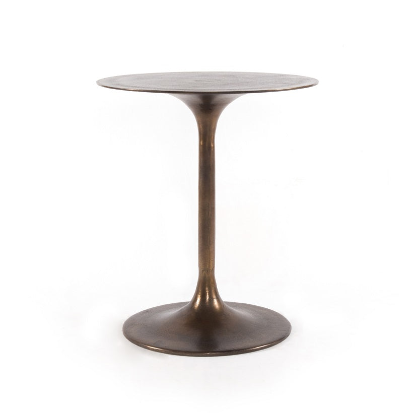 Tulia 20" Side Table - Antique Rust - Classic Carolina Home