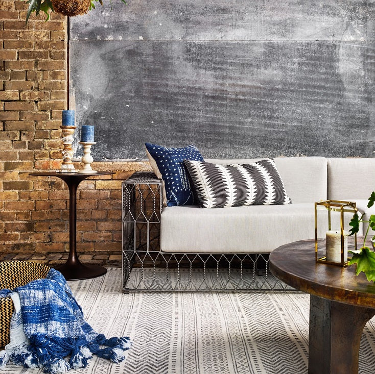 Tulia 20" Side Table - Antique Rust - Classic Carolina Home