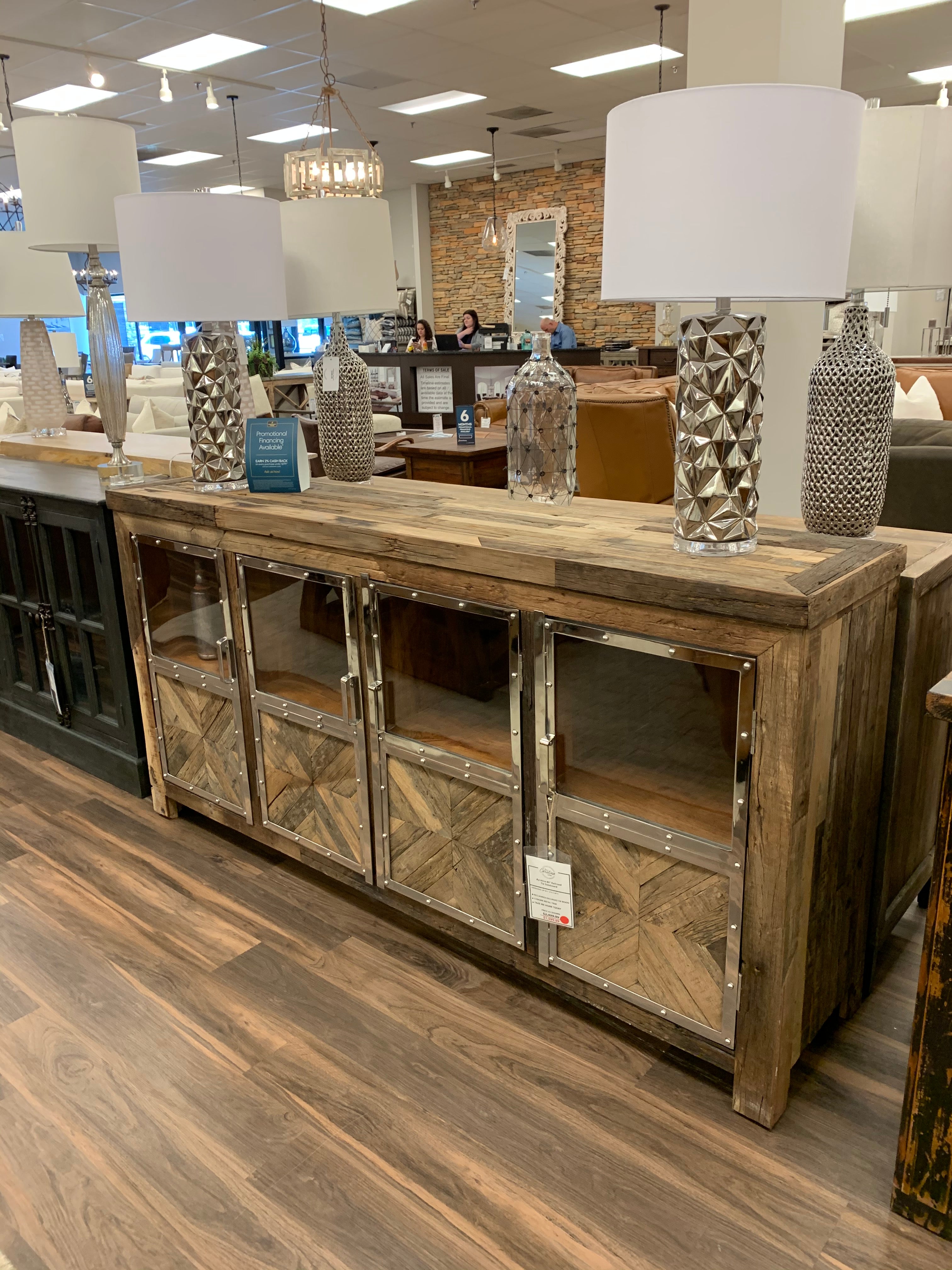 Ayrshire 80" Railroad Tie Sideboard