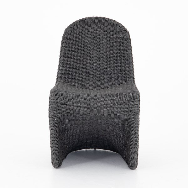 Pamela 21" Outdoor Dining Chair - Coal - Classic Carolina Home
