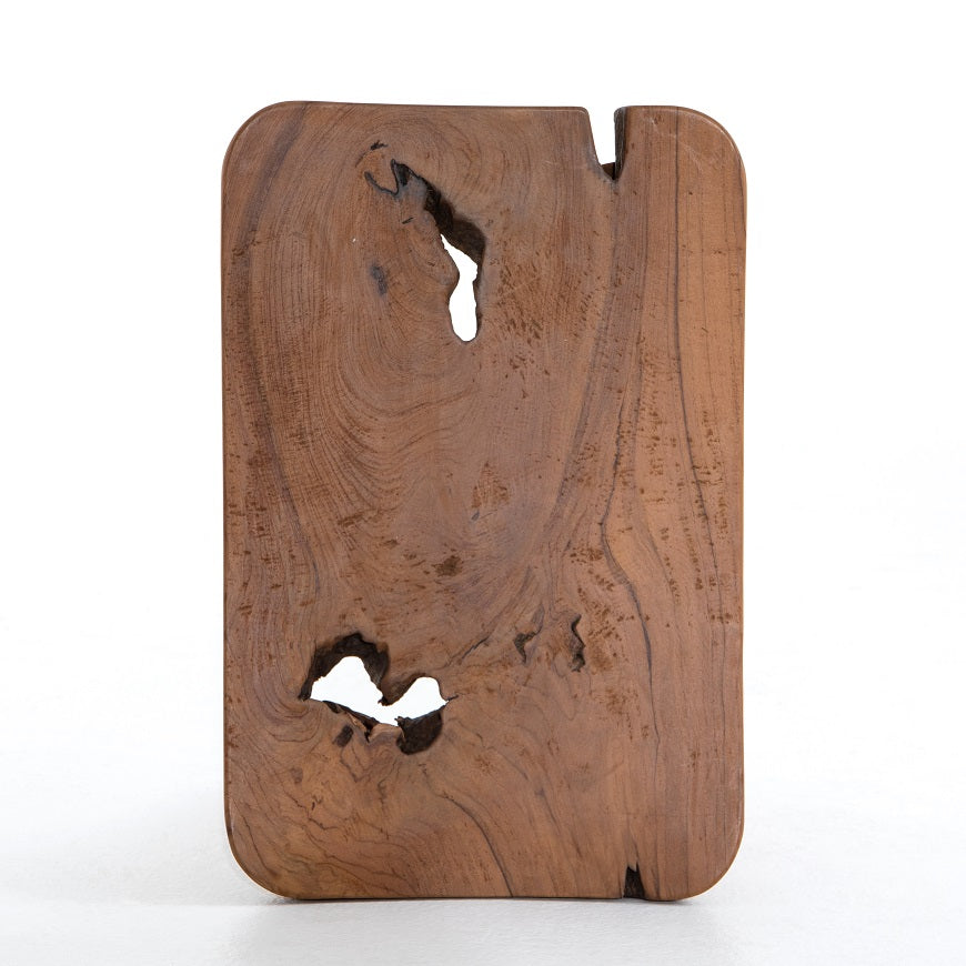 Zuri 20" Teak Outdoor Stool - Classic Carolina Home