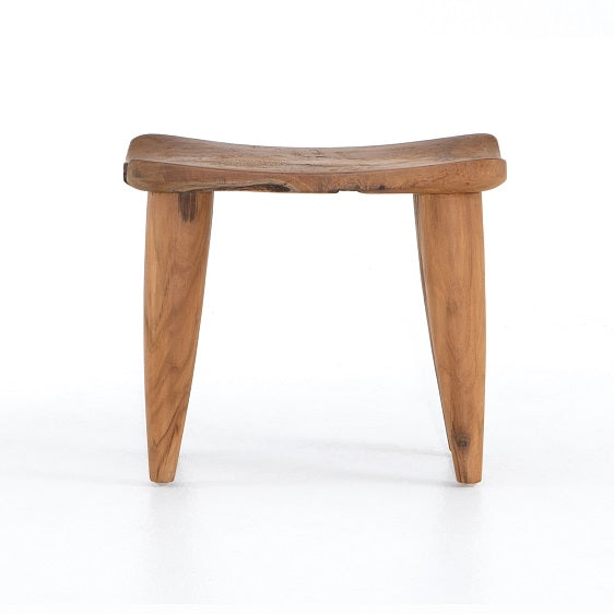 Zuri 20" Teak Outdoor Stool - Classic Carolina Home