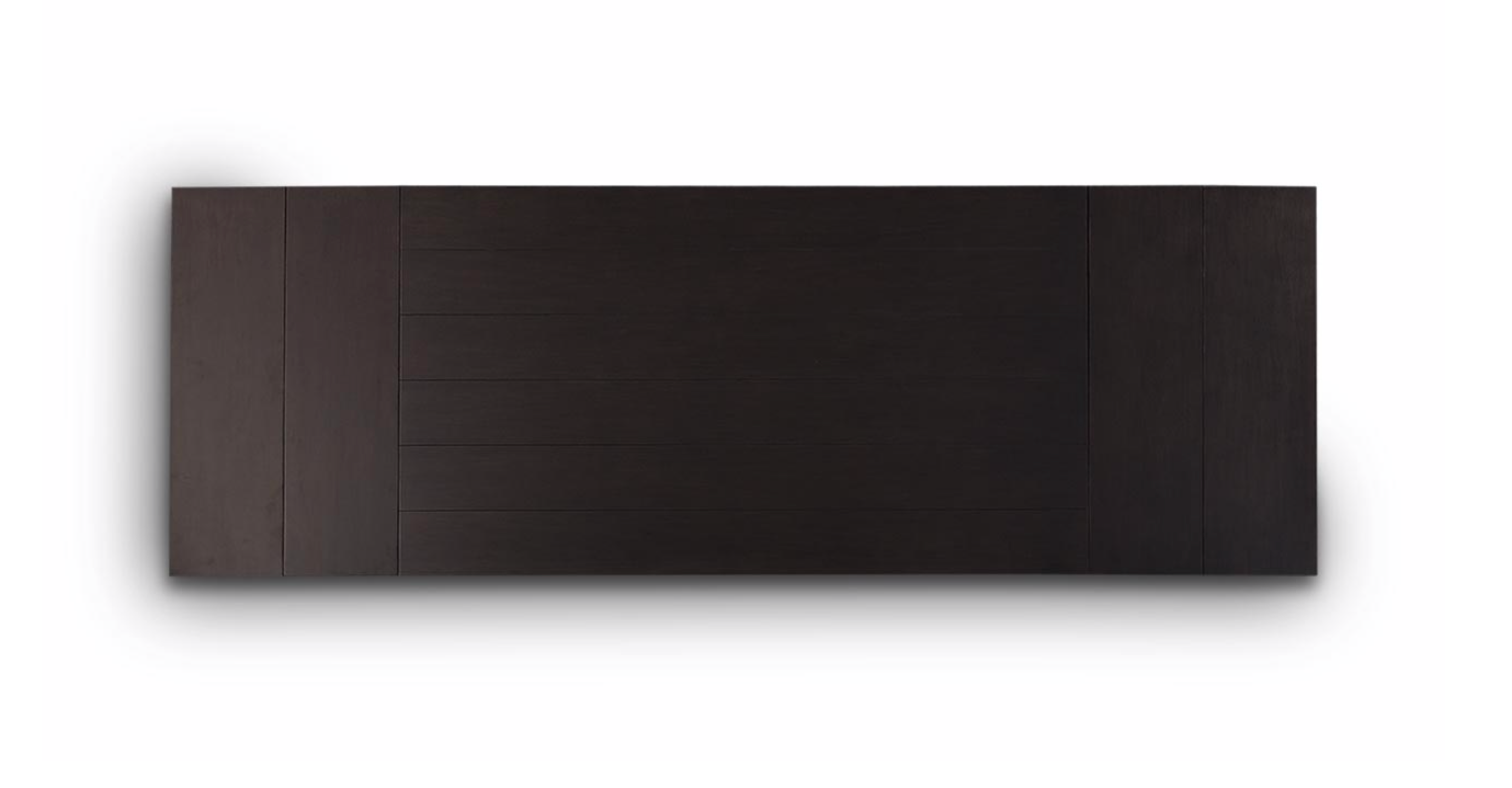 Weston 96" - 120" Mahogany Extension Dining Table - Black Wash - Classic Carolina Home