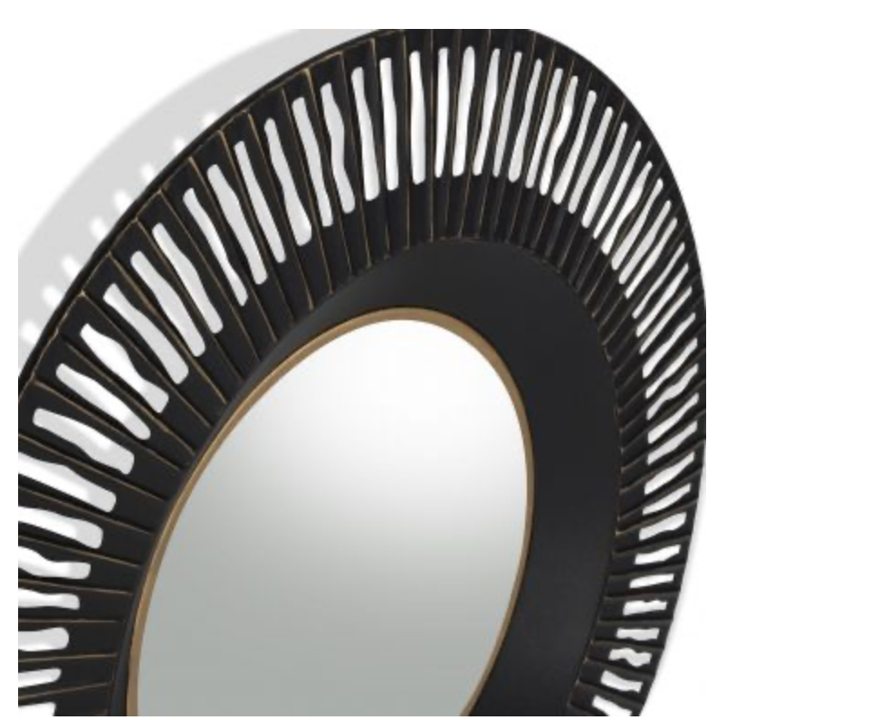 Cordon 35" Metal Framed Mirror - Classic Carolina Home