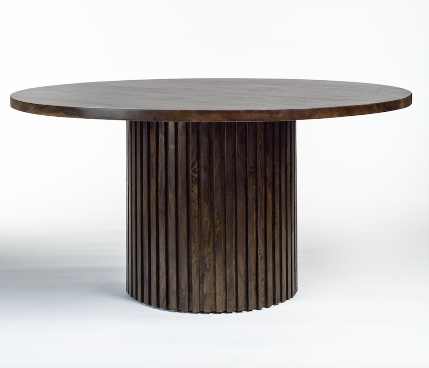 Brayden 60″ Round Dining Table - Ash - Classic Carolina Home