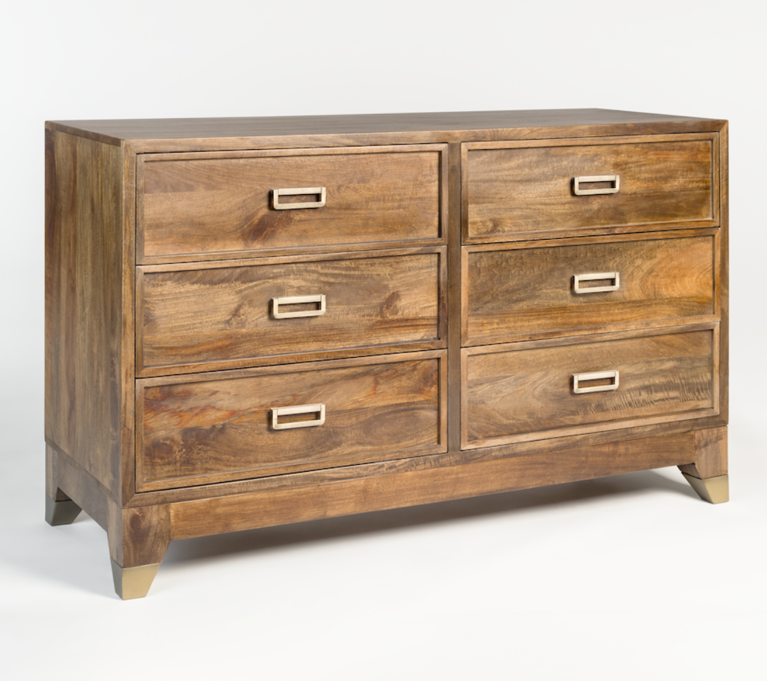 Evette 60" Dresser - Ash - Classic Carolina Home