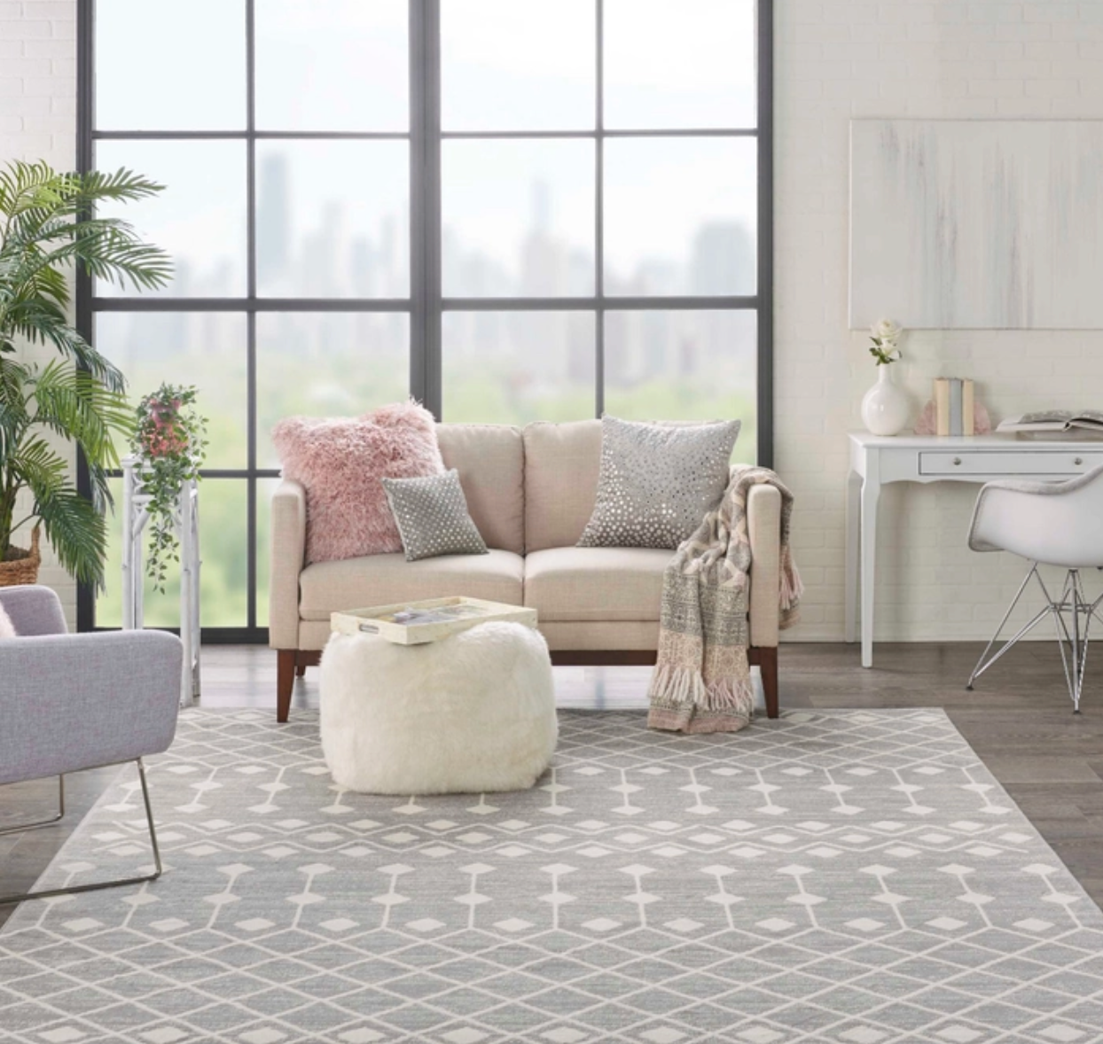 Marrakesh Area Rug - Grey - Classic Carolina Home