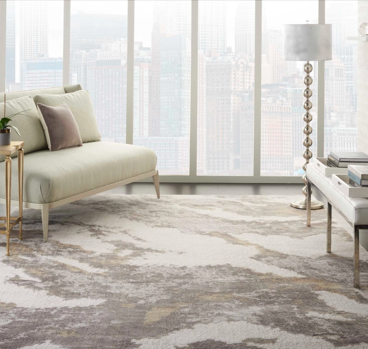 Edenton Area Rug - Brown/Ivory - Classic Carolina Home