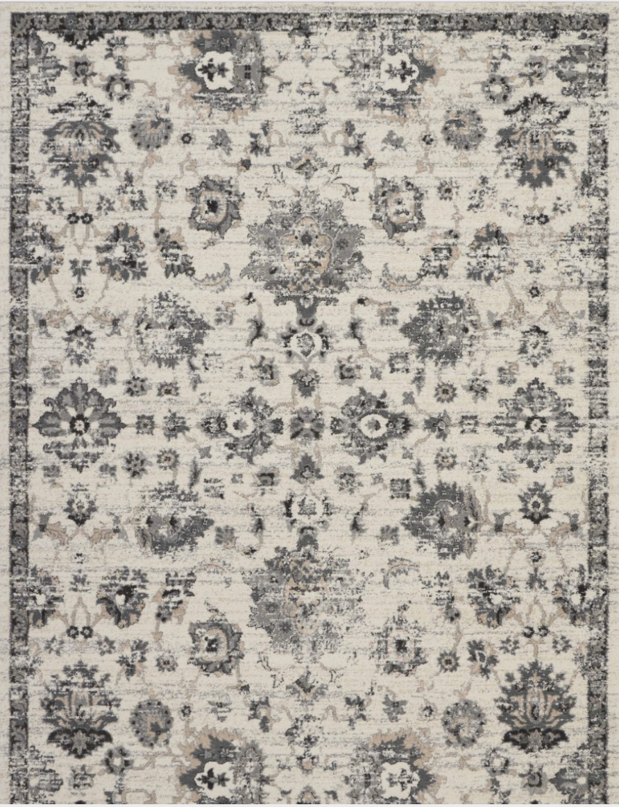 Fission Area Rug - Grey/Ivory