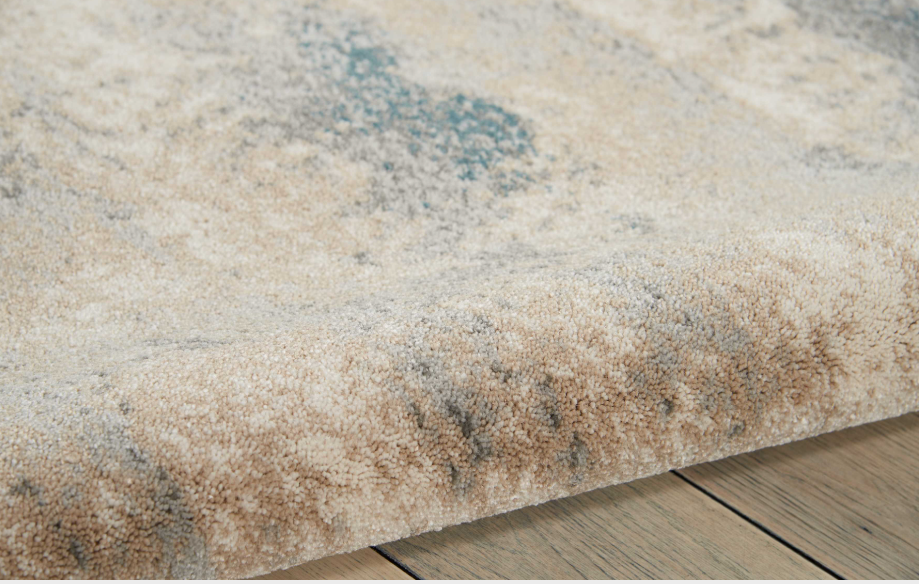 Mossimo Area Rug - Ivory/Teal