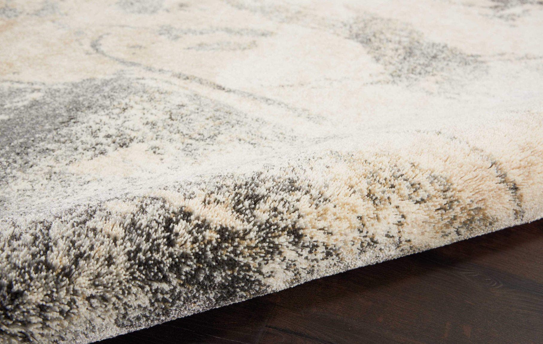 Fission Area Rug - Marble Cream/Grey