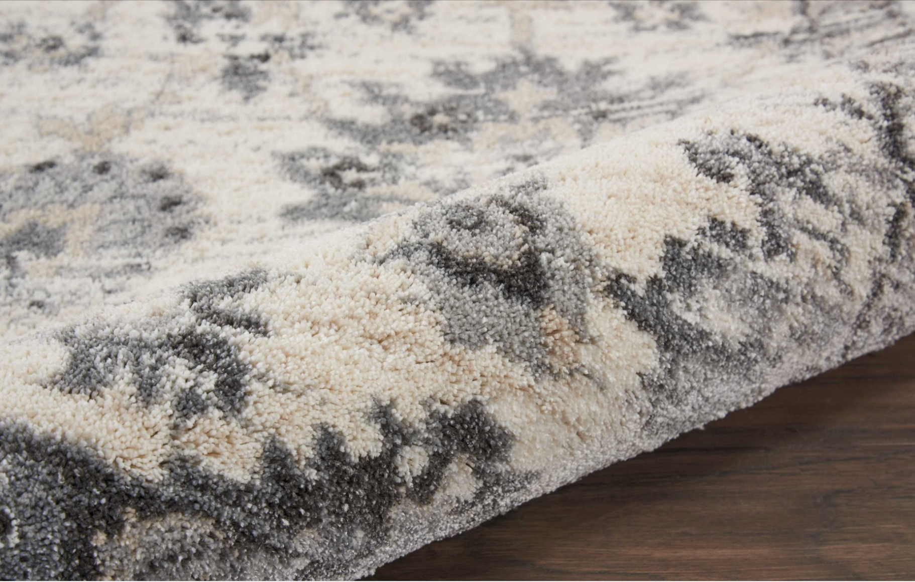 Fission Area Rug - Grey/Ivory
