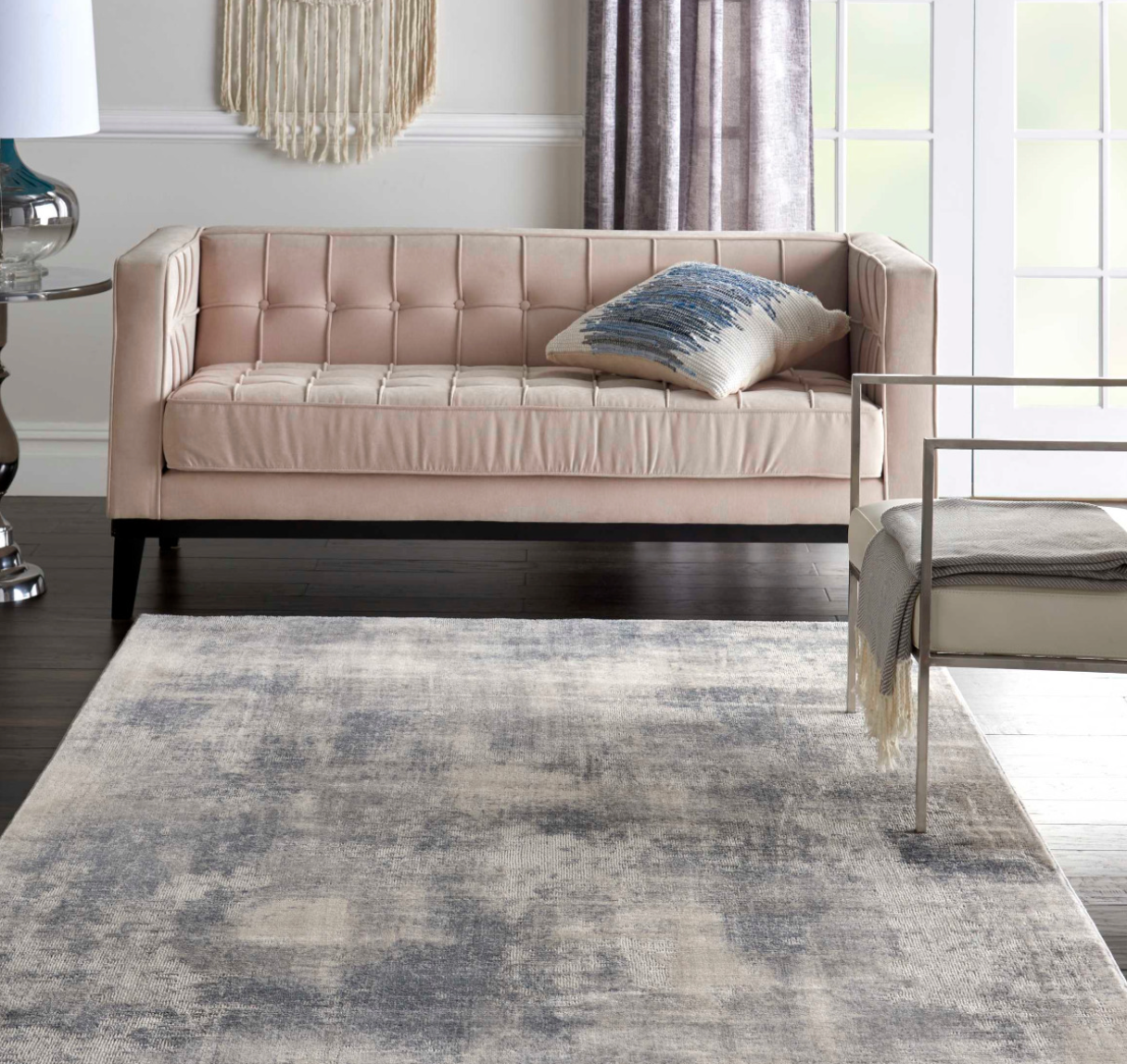 Cumulus Area Rug - Blue/Ivory