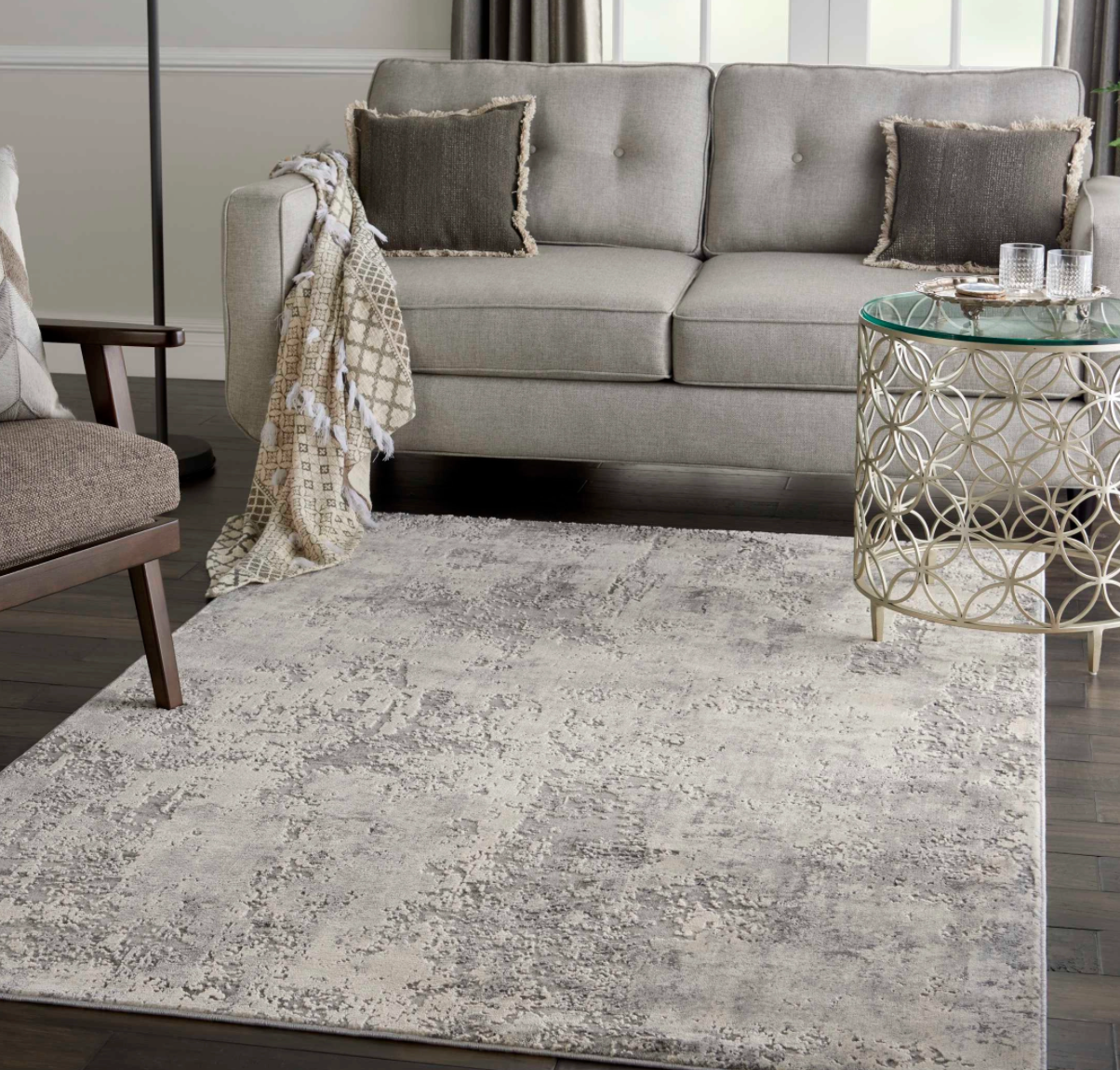 Cumulus Area Rug - Grey/Beige 07