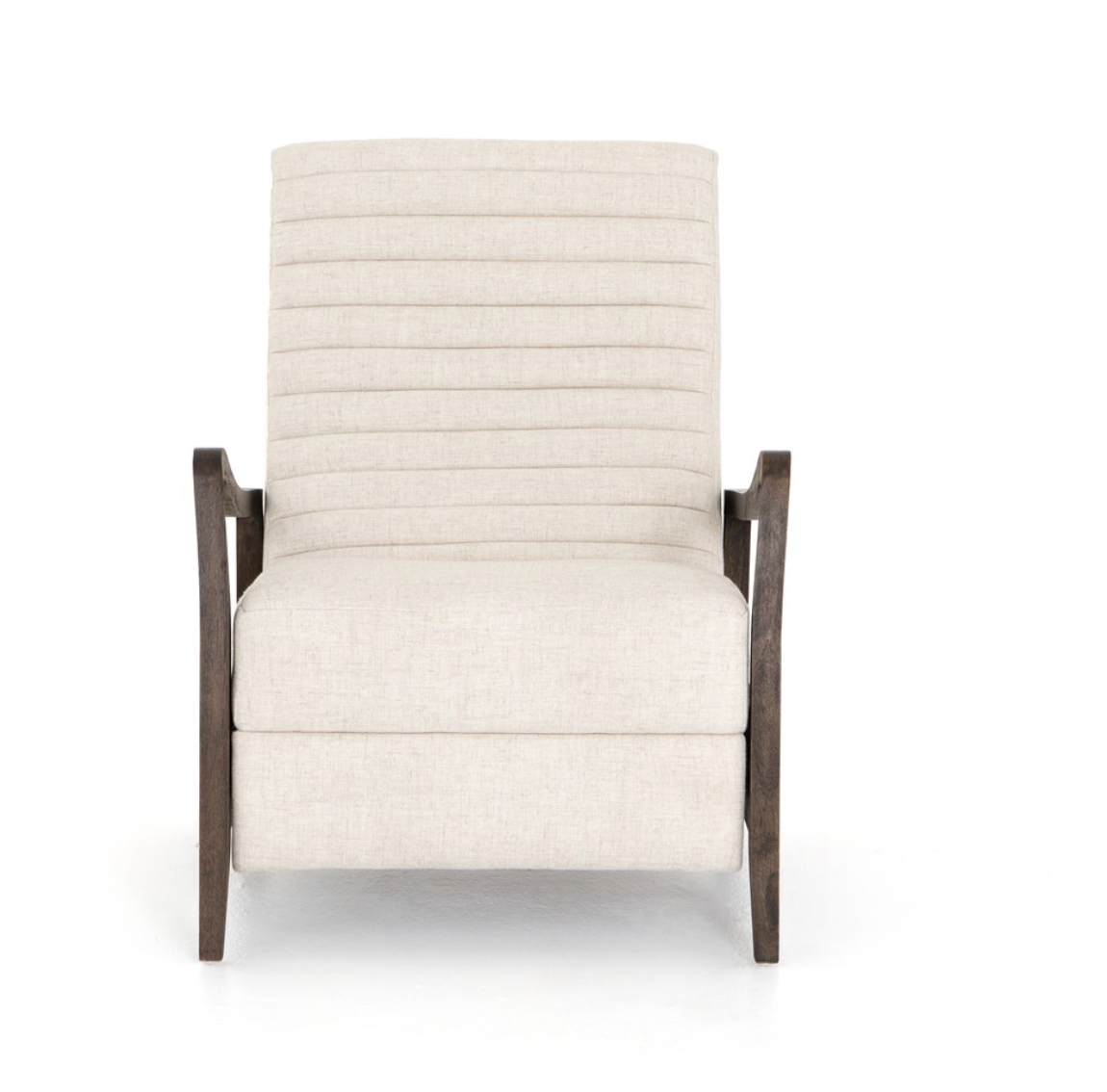 Chaz 27" Reclining Chair - Natural Linen + Driftwood