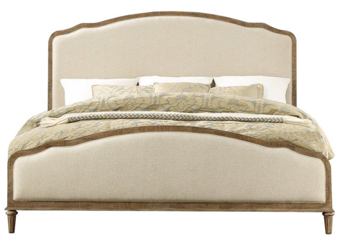 Greenville 82" Upholstered Bed - King - Sandstone