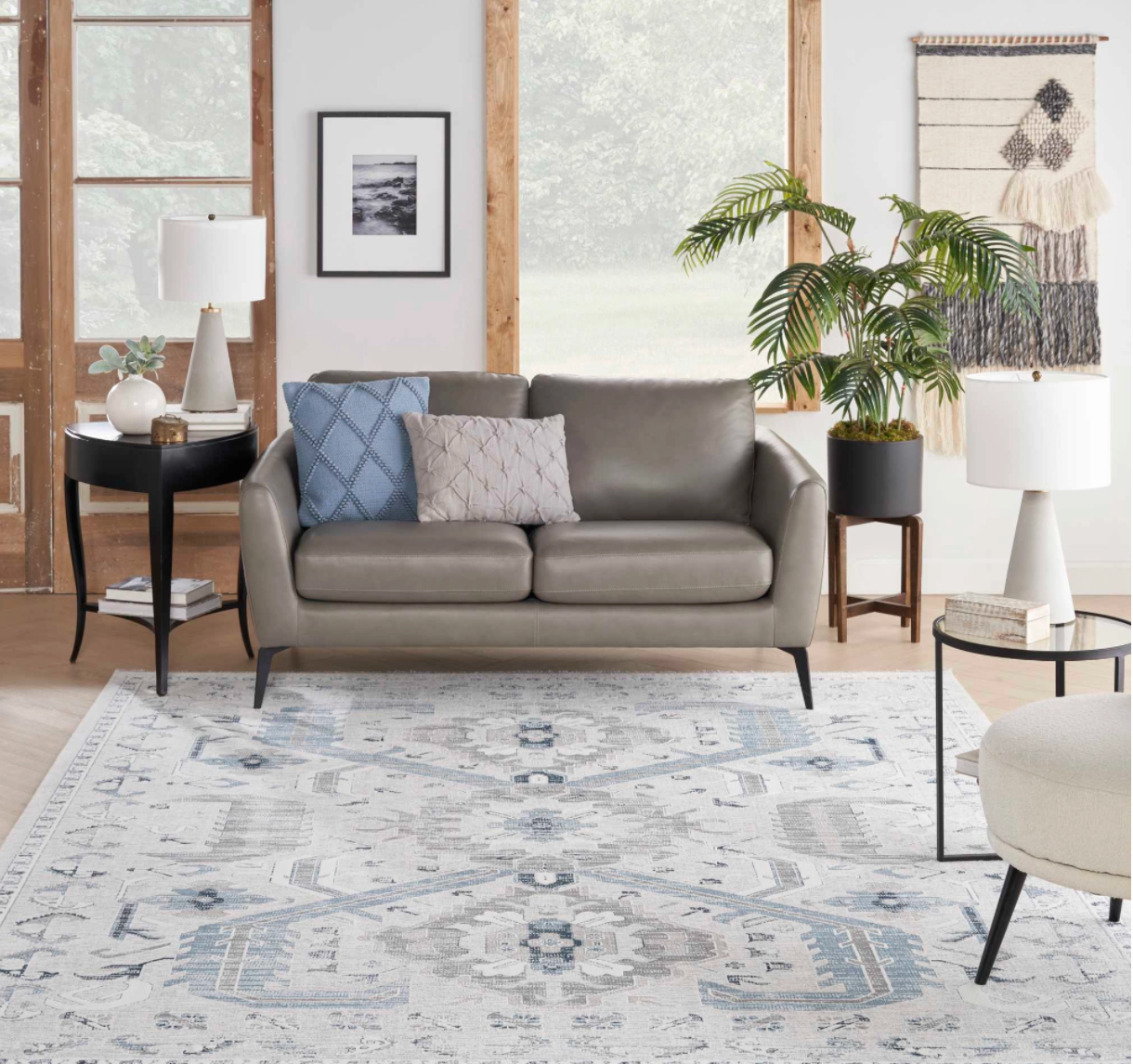 Gramercy Area Rug - Ivory/Grey