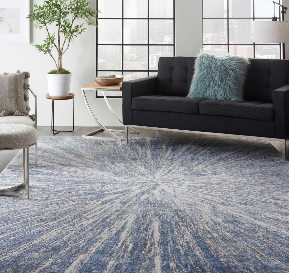 Edenton Area Rug - Blue/Grey