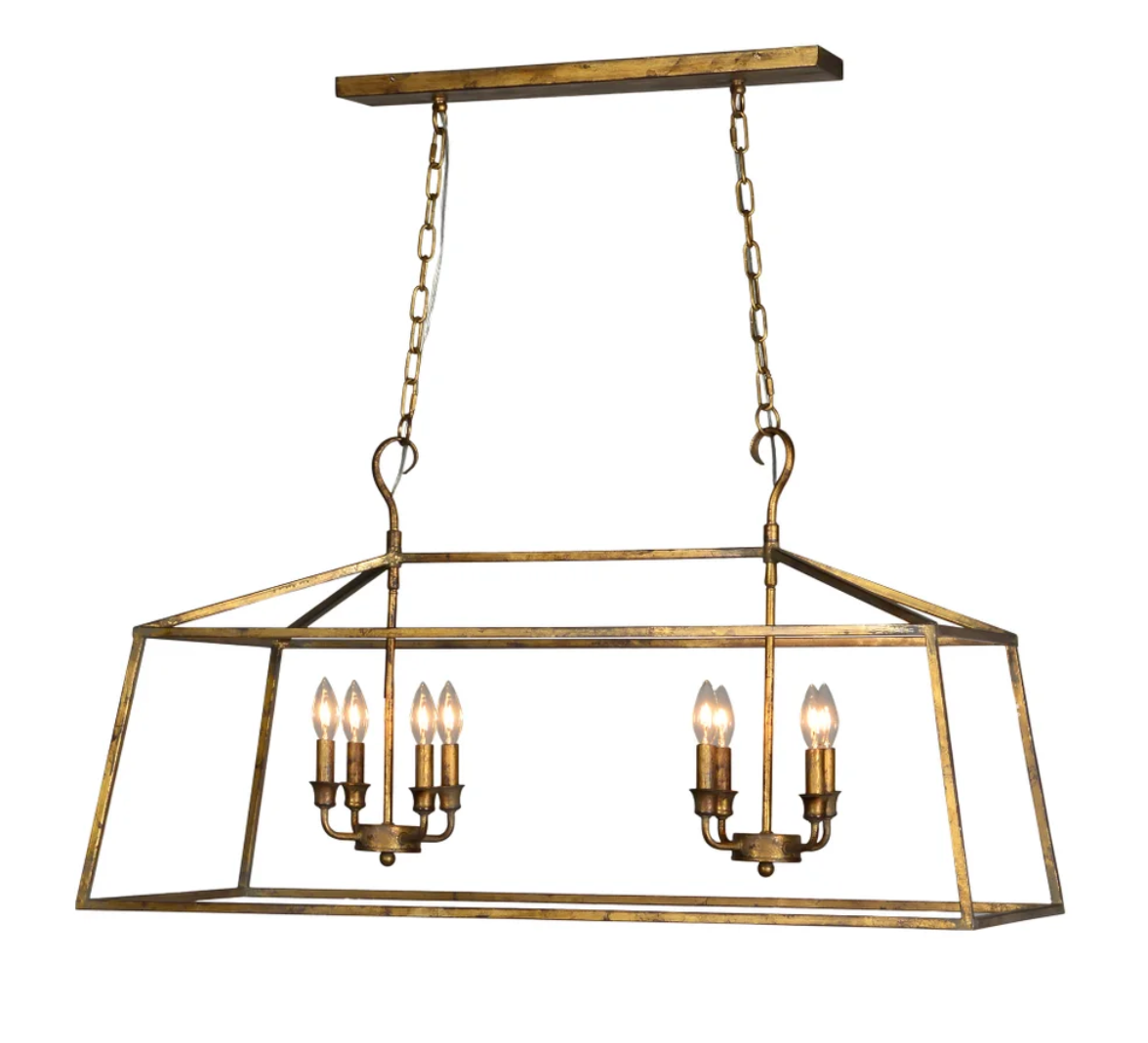 Arden 42" Bar Light Chandelier - Gold