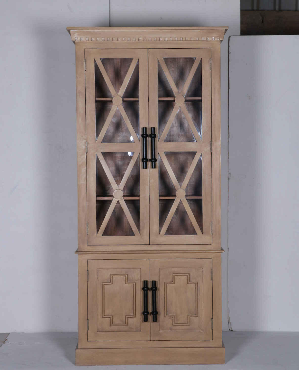 Lexi 39" 4 Door Cabinet - Beachwood