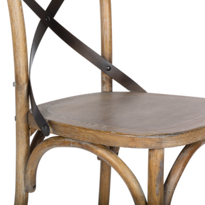 Greenwood X-Back Chair - Driftwood - Classic Carolina Home