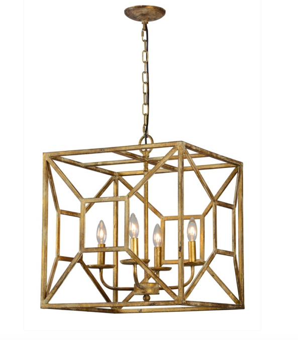 Hamilton 23" 4 Light Chandelier - Classic Carolina Home