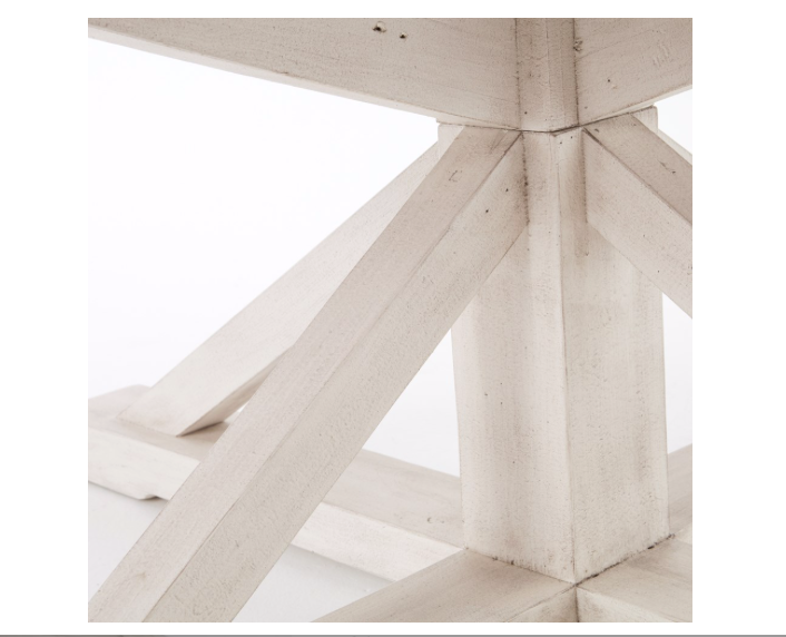 Celeste 63" - 79" Round Extension Dining Table - Driftwood + White - Classic Carolina Home