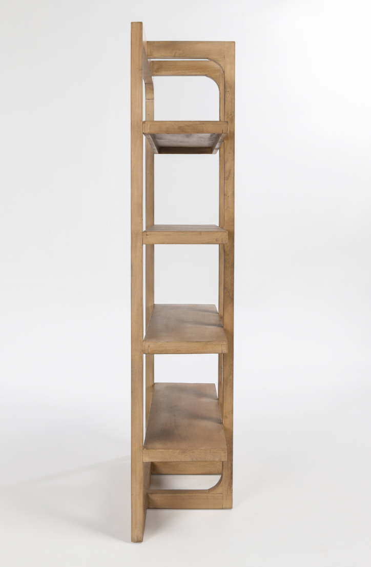 Hancock 48" Open Bookcase - Light Acacia