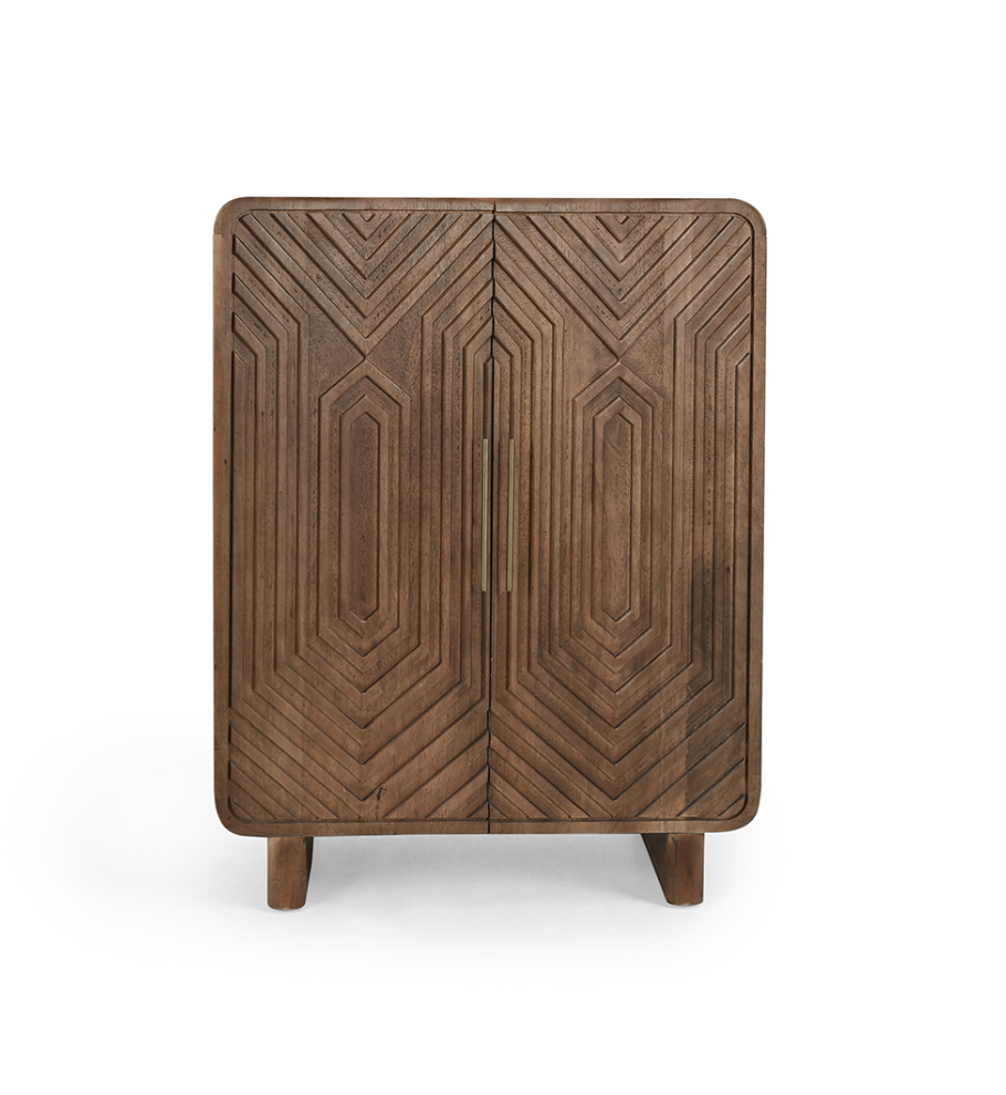 Harden 36" Bar Cabinet - Dark Ash