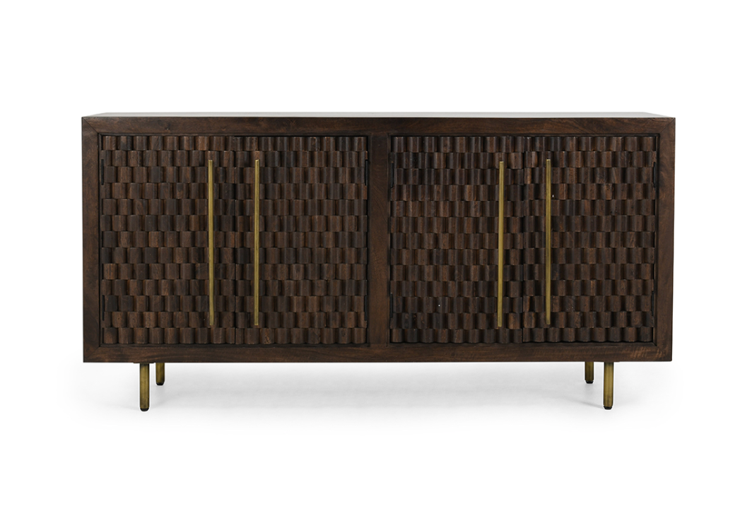 Harden 72" 4 Door Sideboard - Dark Ash